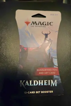 Magic the Gathering Kaldheim SET Booster NEW Sealed Sleeved MTG - fast ship! - Image 1