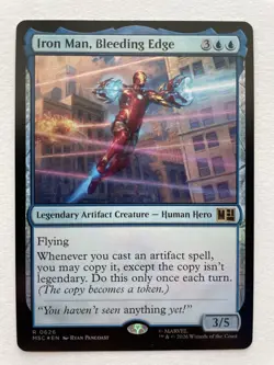 MTG Iron Man, Bleeding Edge FOIL 0626 MSC - Image 1