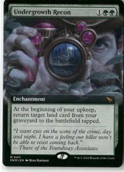 Undergrowth Recon (Extended Art) | | Murders at Karlov Manor | 411 | NM | MTG - Image 1