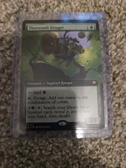 Thornvault Forager (Extended Art) Bloomburrow Regular - Image 1