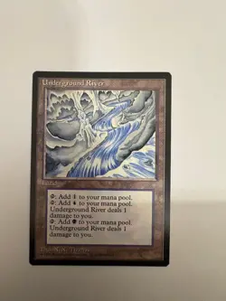 Underground River - MTG - Ice Age - NM - Never Played - Very Nice Vintage Card 2 - Image 1