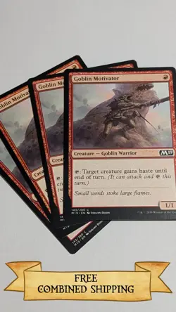 4x Goblin Motivator Core Set 2019 Regular - Image 1