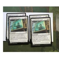 Magic: The Gathering Trapped in the Screen DSK Enchantment Lot of 4 Cards - Image 1