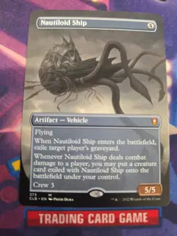 Nautiloid Ship (Borderless) EN [CLB - 373] - NM TCG MTG - Image 1
