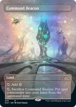 MTG English Command Beacon (470 Borderless) (Galaxy Foil) NM Foil Secret Lair - Image 1