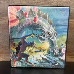 NEMESIS 2.5INCH MAGIC THE GATHERING VINTAGE BINDER W/ TOPDECK MAGAZINE & PAGES - Image 2