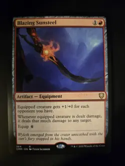 Blazing Sunsteel Commander Legends MTG FREE SHIPPING - Image 1