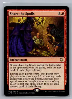 Share the Spoils 34 Commander: Adventures in the Forgotten Realms MTG LP - Image 1