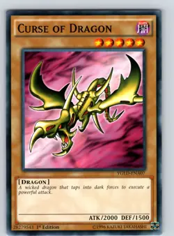 Curse of Dragon Common 1st Edition YGLD-ENA07 LP - Image 1