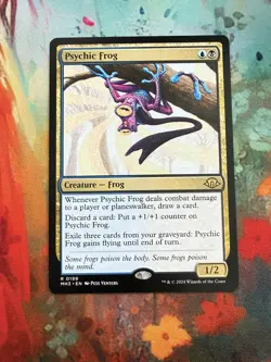 Psychic Frog Modern Horizons 3 Magic The Gathering Card Regular MTG - Image 1