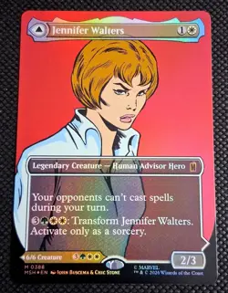 MTG Jennifer Walters (Borderless) (0388) Marvel Super Heroes Foil - Image 2