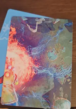 Thanos, the Mad Titan Art Card (3/9) Art Series: Marvel Super Heroes Regular - Image 1