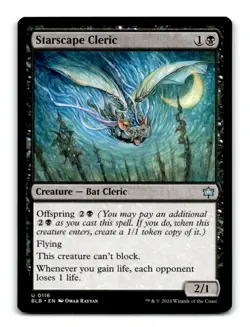 Starscape Cleric 116 Bloomburrow Magic: The Gathering ~A4-284 - Image 1