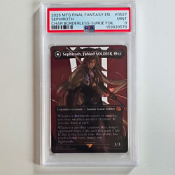 MTG Final Fantasy Sephiroth, Fabled SOLDIER #0527 PSA 9 Borderless Surge Foil EN - Image 1