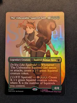 MTG - The Unbeatable Squirrel Girl - FOIL - Marvel Super Heroes - MSH 0371 - Image 1