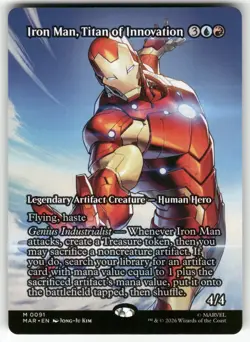 Iron Man, Titan of Innovation 91 Marvel Universe Eternal-Legal MTG NM - Image 1