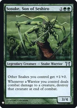 4x Sosuke, Son of Seshiro - Foil MTG - Mystery Booster / The List - NM-Mint - Image 1