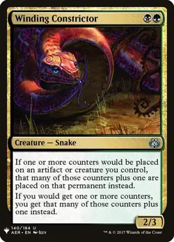 1x Winding Constrictor MTG - Mystery Booster / The List - NM-Mint - Image 1