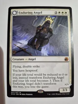 MTG - Enduring Angel / Angelic Enforcer - Innistrad: Midnight Hunt MID - NM - Image 1