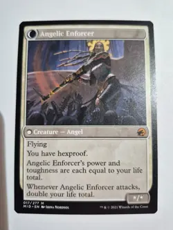MTG - Enduring Angel / Angelic Enforcer - Innistrad: Midnight Hunt MID - NM - Image 2