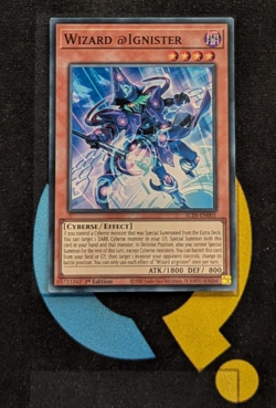 ALIN-EN001 Wizard @Ignister Super Rare 1st Ed YuGiOh - Image 1