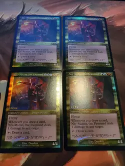 X4 Niv-Mizzet, the Firemind Retro Frame 30th Anniversary Foil Promo NM Playset - Image 1