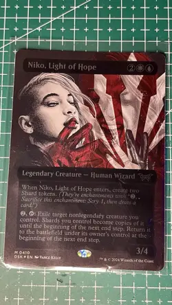MTG Niko, Light of Hope 0410 | SHOWCASE TEXTURED FOIL | NM Near Mint | DSK |2024 - Image 1