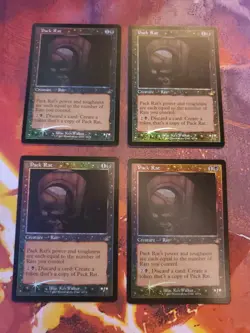 MTG Pack Rat Retro Frame Foil NM, Ravnica Remastered X4 - Image 1