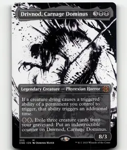 MTG Drivnod, Carnage Dominus (Showcase) 305 Regular Phyrexia: All Will Be Mythic - Image 1