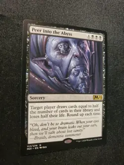 Peer into the Abyss #117 (NM) Core Set 2021 M21 Magic MTG - Image 2