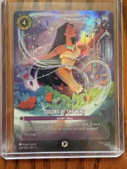 Near Mint - Disney Lorcana - Colors of the Wind 228/204 Enchanted Winterspell - Image 2