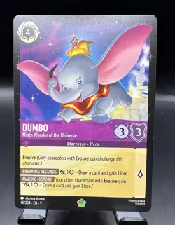 Dumbo Ninth Wonder of the Universe 45/204 Legendary Lorcana Fabled Near Mint - Image 1