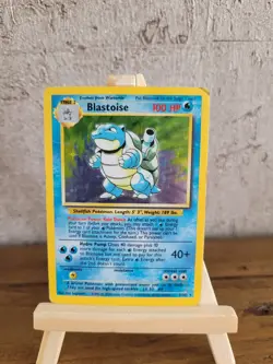Pokemon TCG Blastoise Holo Card Base Set 2/102 Light Played - Image 1
