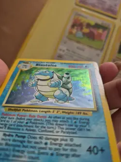 Pokemon TCG Blastoise Holo Card Base Set 2/102 Unlimited Light Play - Image 3