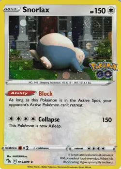 Snorlax - (Cosmos Holo) Holo Promo Miscellaneous Cards & Products 055/078 NM - Image 1