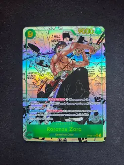 Roronoa Zoro (Alternate Art) Manga - Wing of the Captain (OP06-118) - Image 3