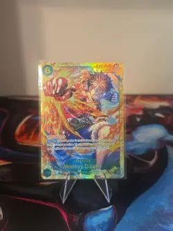 Monkey.D.Luffy (OP13-118) - Carry on His Will Secret Rare Foil Eng - Image 1