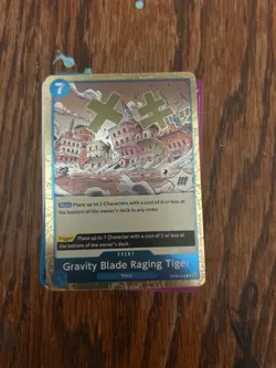 One Piece - English - Gravity Blade Raging Tiger - Wings of the Captain (OP06) - Image 1