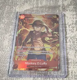One Piece Card Game Monkey D. Luffy ST10-006 Foil 11000 Power Cost 10 Eng - Image 1