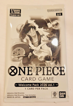 Welcome Pack 2026 Vol 1 - One Piece Promotion Card ACEN Sealed - Image 1