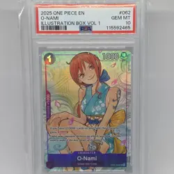 PSA 10 Boa Hancock & O-Nami One Piece Illustration Box Vol. 1 Promos Sequential - Image 2
