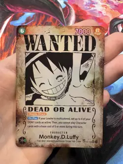 Monkey.D.Luffy SP (Wanted Poster) OP13-118 Carrying On His Will One Piece TCG🔥 - Image 1