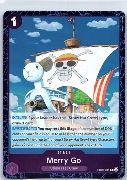 Merry Go EB02-041 Anime 25th Collection - One Piece Card Game - NM - Image 1