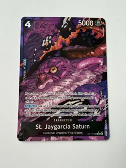One Piece CCG St. Jaygarcia Saturn OP13-083 Alternate Art English Near Mint - Image 1