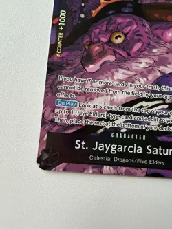 One Piece CCG St. Jaygarcia Saturn OP13-083 Alternate Art English Near Mint - Image 4