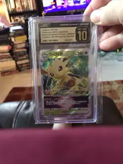Pokemon CGC Pristine 10 Japanese Leafeon VSTAR 269/S-P Special Card Set Promo - Image 1
