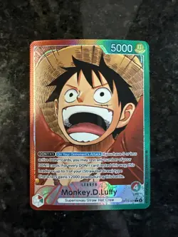 One Piece CCG Monkey D Luffy Alternative Art Leader OP13-001 - Image 1