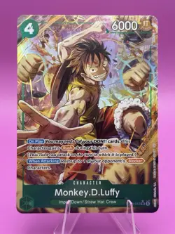 Monkey.D.Luffy ST30-012 Alt Full Art Starter Deck EX: Luffy & Ace ST-30 NM Card! - Image 1