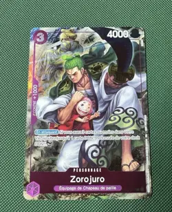 LP One Piece Zoro-Juurou OP05-067 rare French Promo 1st Anniversary - Image 1
