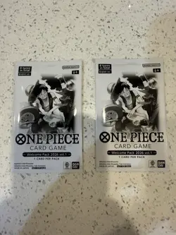 2x Welcome Pack 2026 Vol 1 - One Piece Promotion Card C2E2 Sealed - Image 2